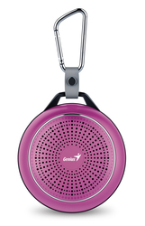 Genius Speaker Sp-906Bt Plus 10 Hours Play Time For Mobile Devices, Cranberry Magenta